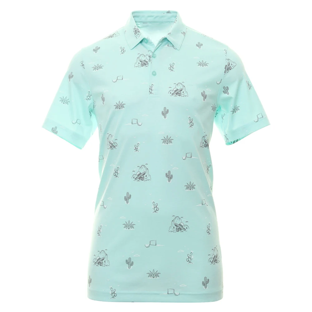 Wholesale luxury high quality stretch elastic full all over print sublimation polyester golf polo t shirt custom logo poloshirts