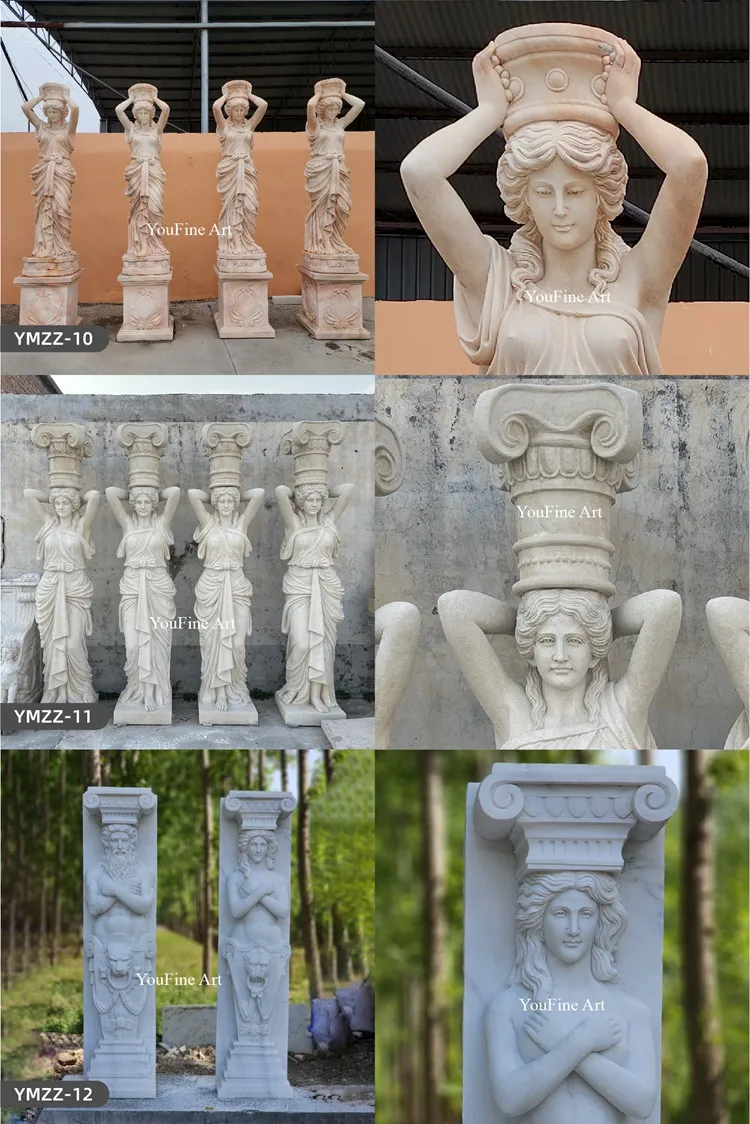 marble statue column