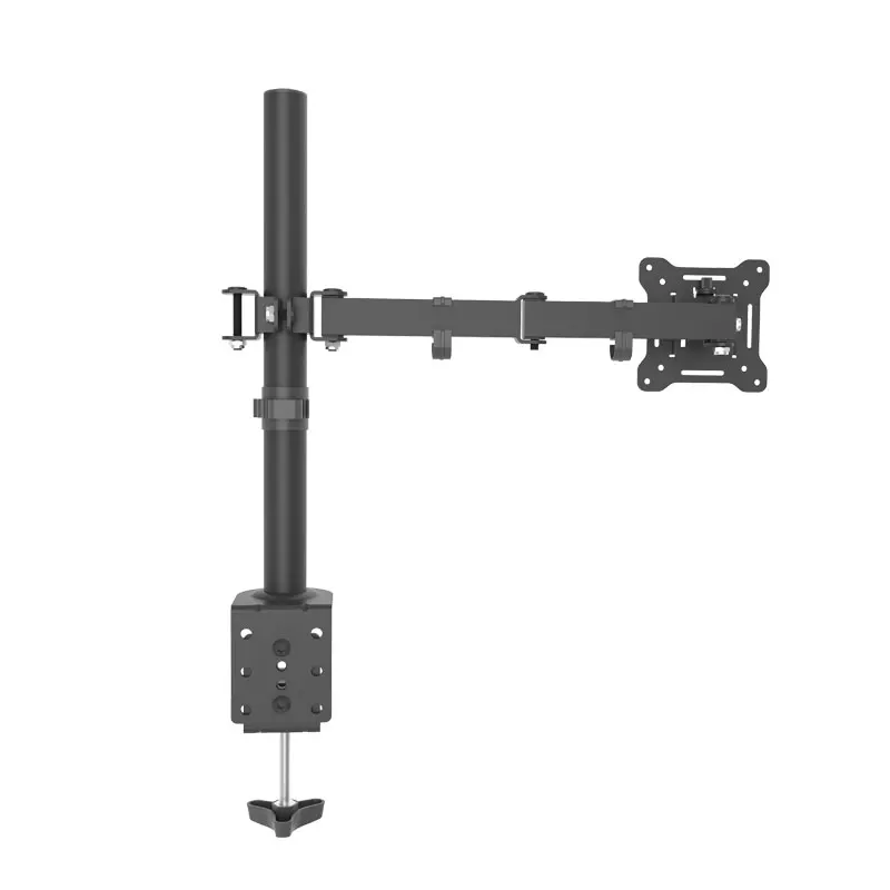 WALI Monitor Arm Mount for Desk, Single Extra Tall VESA Computer Desk Mount, Monitor Bracket Mount Stand Single, up to 32 inch