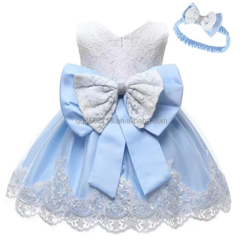 202New Girl's Wedding Dress Big Child Dress Dress Hot Princess Skirt Europe andThe United States Summer Lace Short BallGown