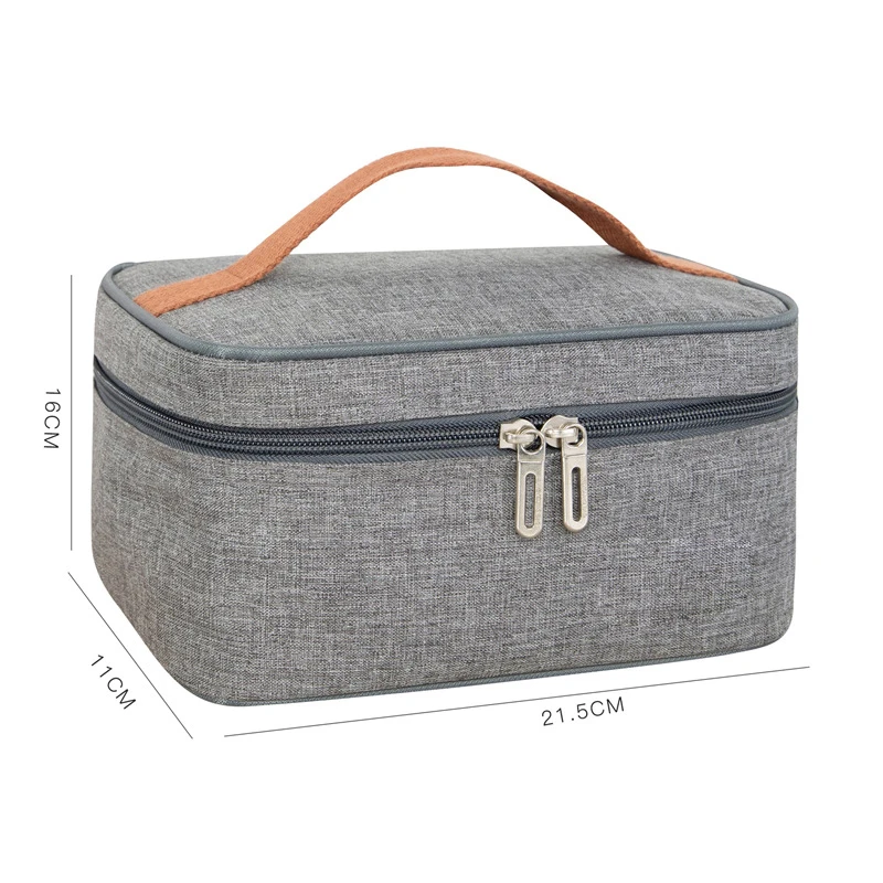 Большой изолированный детский охладитель стильный унисекс Теплоизоляционный многоразовый мужской tote офисный мешок для еды