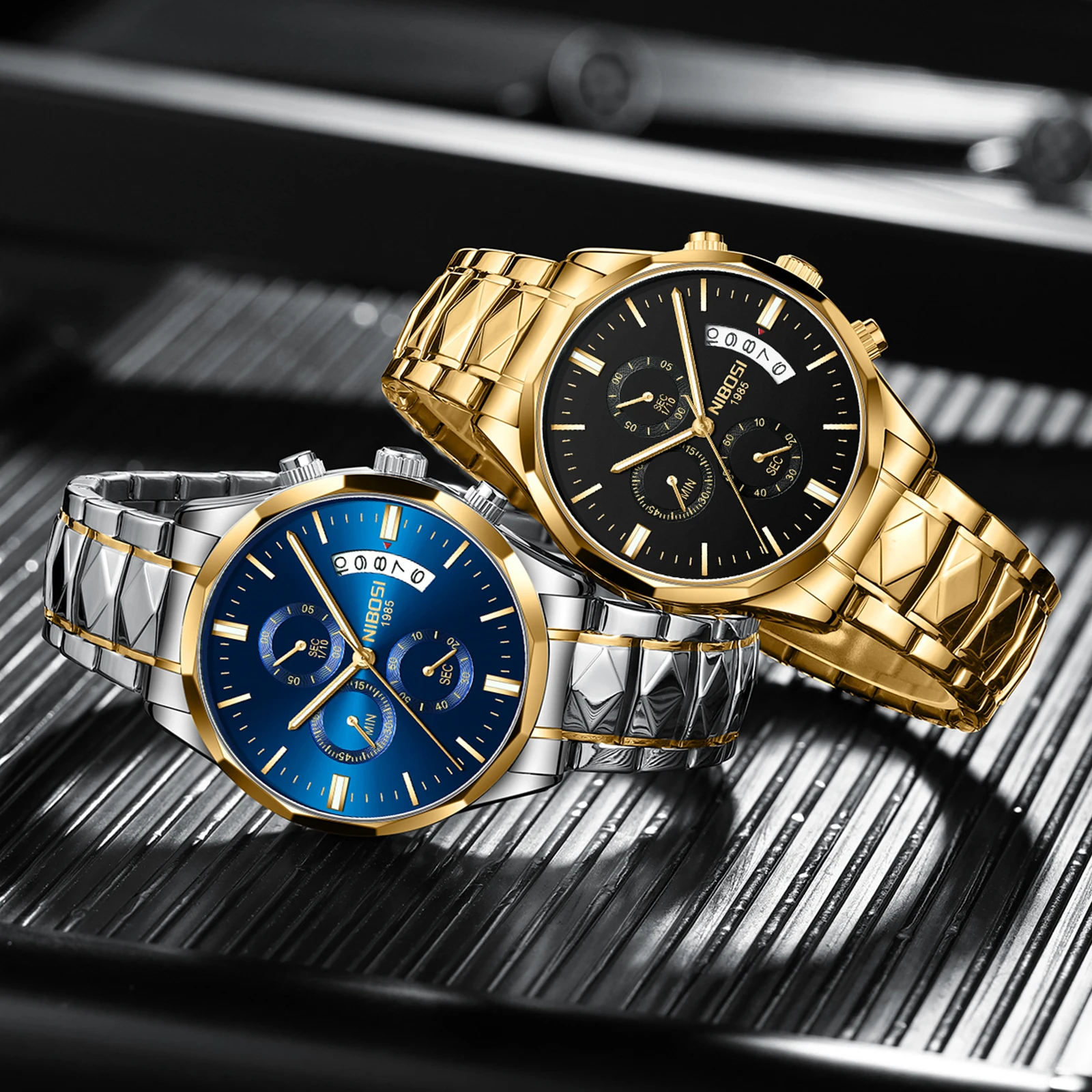 NIBOSI 2655 New Cheap Casual Best Style Original Brand Quartz Wrist Watch For Men Waterproof