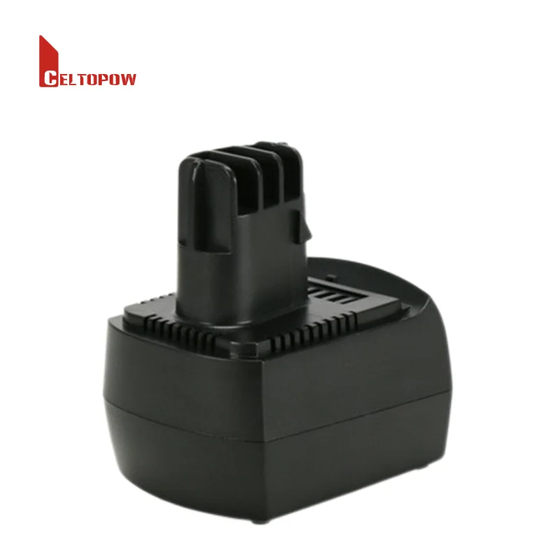 3000mah 12V Replacement Power Tool Battery for Metabo BZ12SP BS12SP BSZ12 SSP12 Cordless Drill Black 18650 CE Individual Package