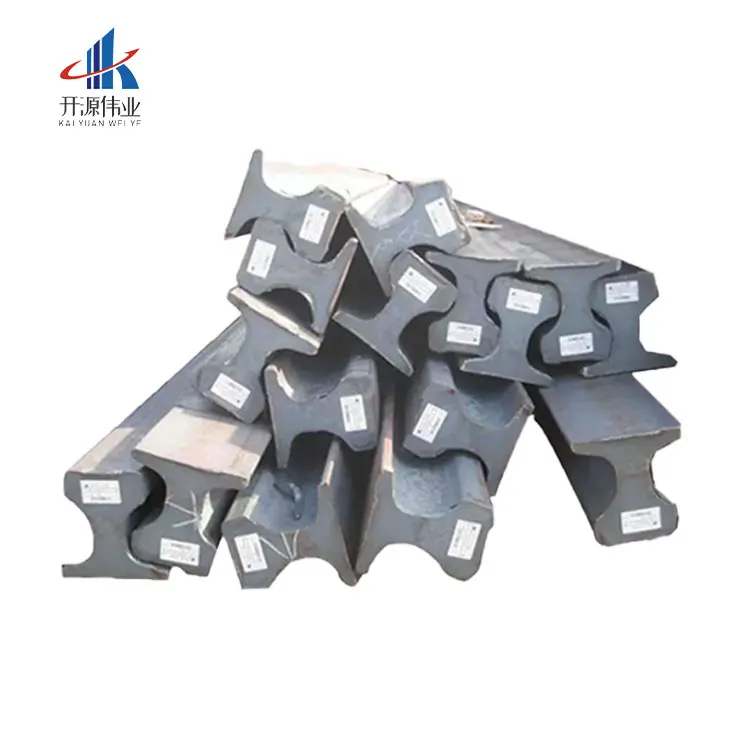 Hot Sales Rail R50 - R65 Heavy Railway Steel Rail Track 15kg 30kg/M Light Railway Track Railway Rail