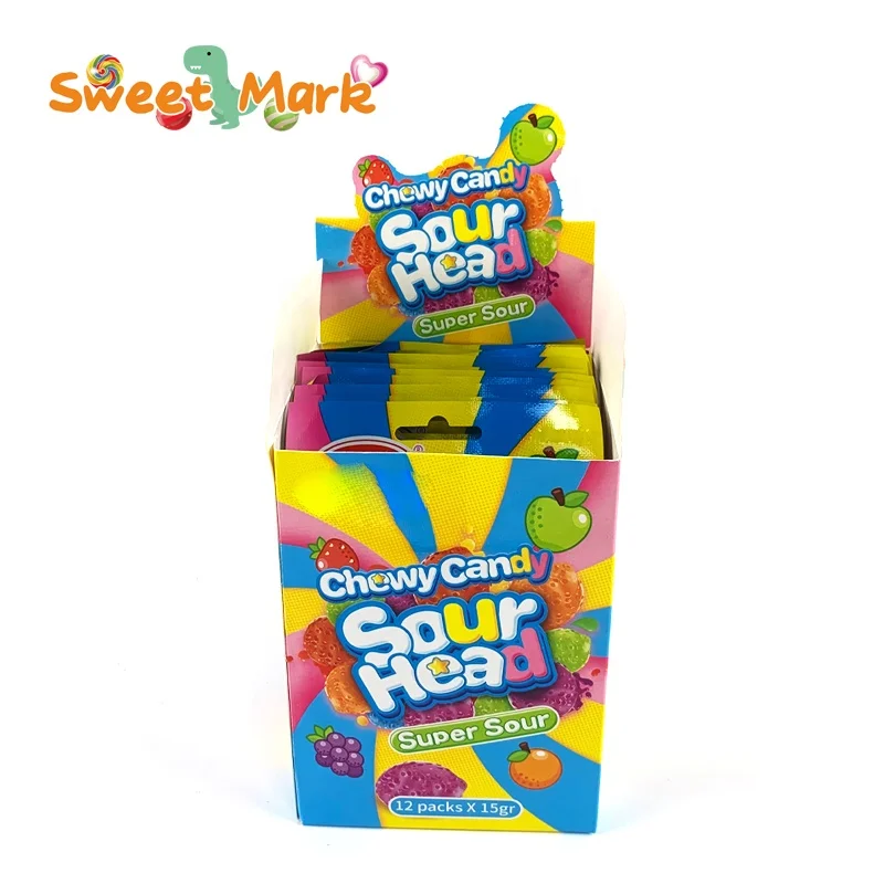 High quality super sour candy colorful halal candy hard candy