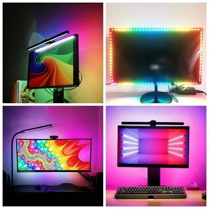 SP616E BT Compatible Music AmbiBox Symphony Monitor USB Computer Backlight PC Screen DC5V WS2812B Ambilight LED Remote Control