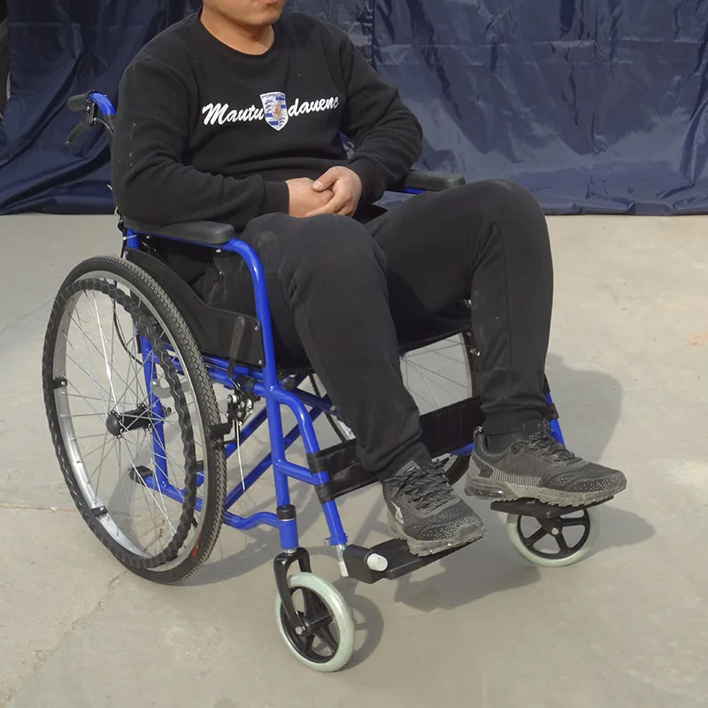 Fashion Style Sports Leisure Outside Handicapped Travel Lightweight Foldable Manual Wheelchair