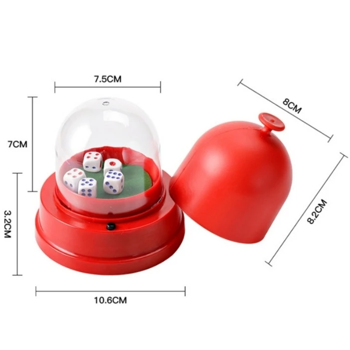Electric Dice Cup Electric Shaker Automatic Bar Dice Cup Battery Dice Roller Cup