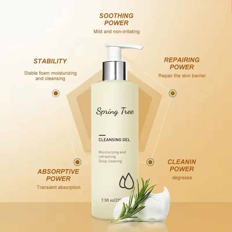 Private Label whitening Facial Cleanser Acne repair Cleanser Brightening Herbal Anti Acne Foaming Face Wash