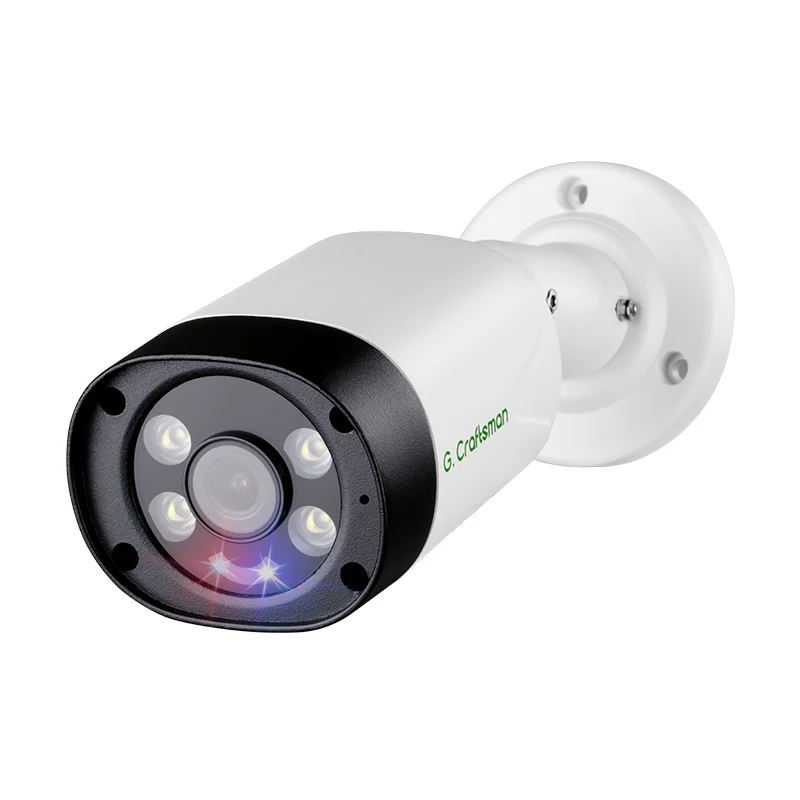 GX-EFD-M5S 5 Мп двухстороннее аудио CCTV IP-охранная сигнализация камера ночного видения с красными синими мигающими огнями микрофоном и динамиком
