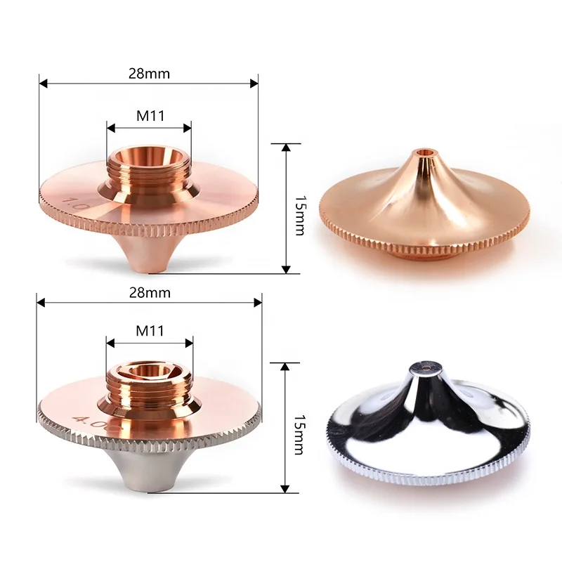 Pangolin Wholesale D28-B Laser Cutting Nozzle For Precitec Fiber Cutting Machine Head Nozzles Ceramic Holder Parts