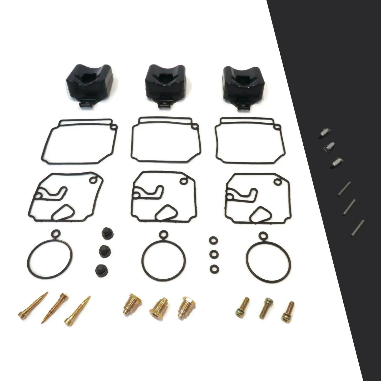 For Outboard New Carb Carburetor Repair Kit 6H4-W0093-03-00 40hp, 50hp