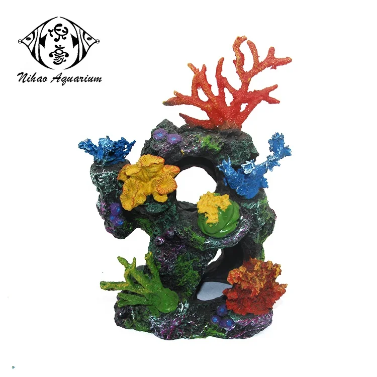 Polyresin Coral Reef Fish Tank Home Decor Artificial Undersea Landscape Coral Resin Aquarium Decorations