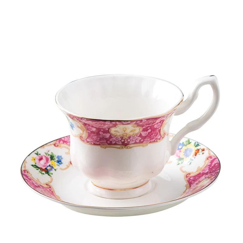 Vintage German Porcelain Ceramic Tea and Coffee Cup Set