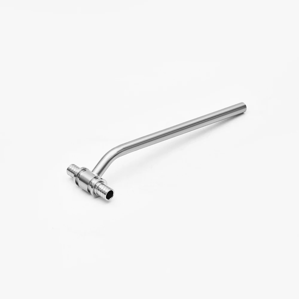 SANIPRO High Quality Stainless Steel T Tube 16mm SS304 Radiator Pipe Fittings for Heating System