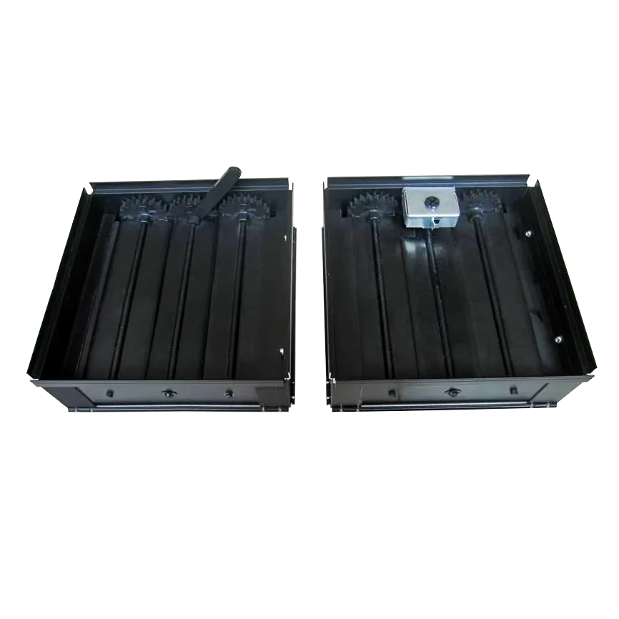 EZONG Mill Finished 400*400mm Aluminum OBD Opposed Blades Damper for square air Grille & Diffuser