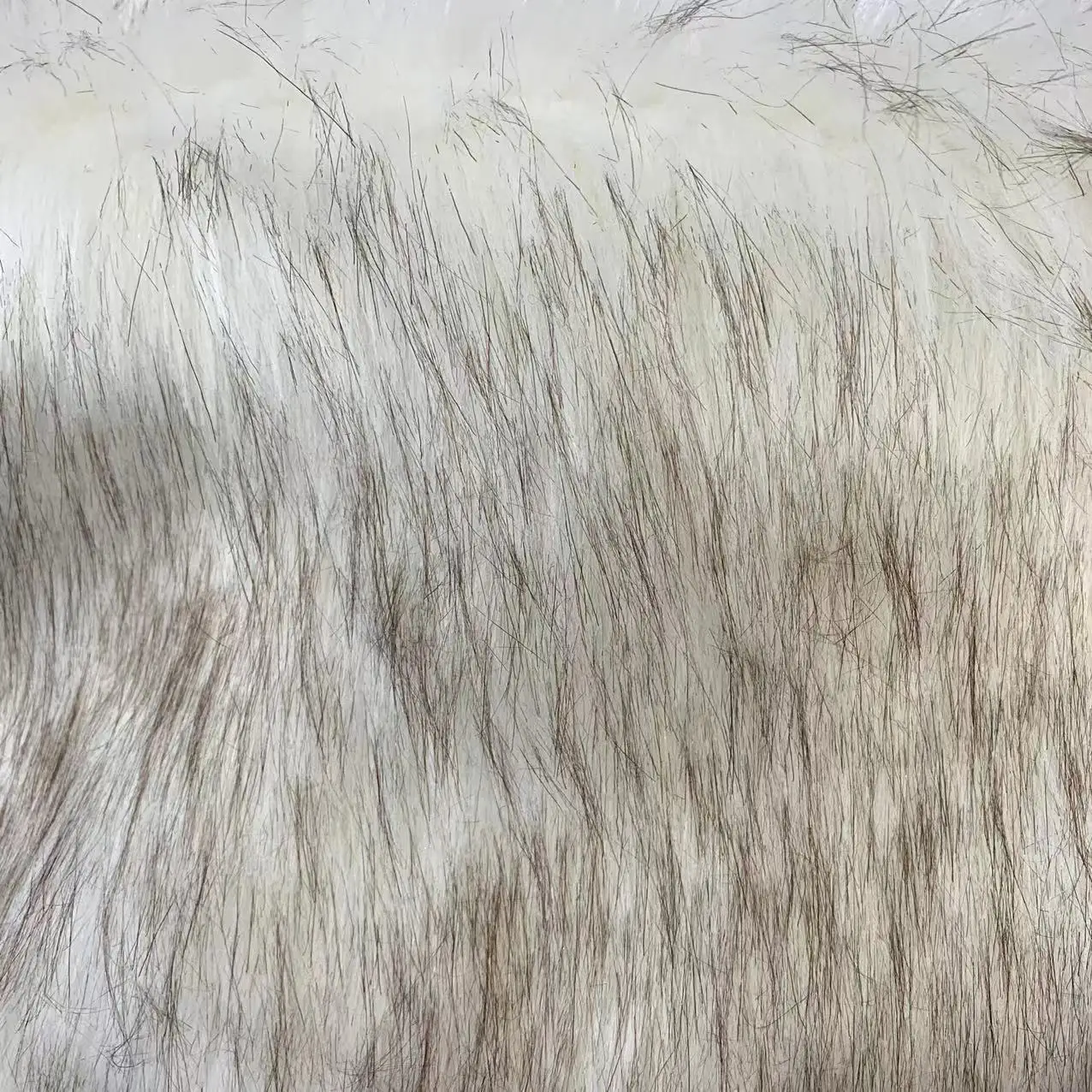 Plush Fabrics Plush Fox Fur Dyed Tip Hair Hat Collar Clothing Crafts Toys Pillows