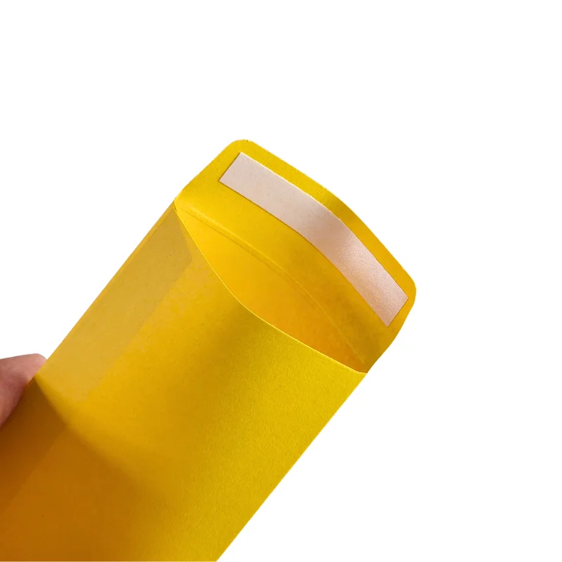 Wholesale Custom Logo Print Mini Paper Envelope for Part Paper with Self Sticker