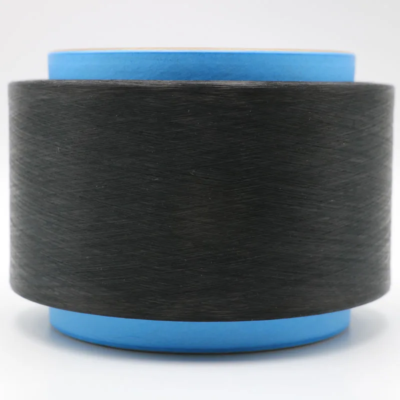 Технический углерод внутри проводящие нейлоновые нити волокна 40D/3F для анти-статический Пряжа/ESD ткань/пыли завод gloves-XTAA250