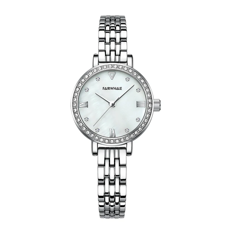 Elegant Female Wrist Luxury Quartz Women Watches Stainless Steel Butterfly Buckle  Wrist Watch Luminous Lady Watches