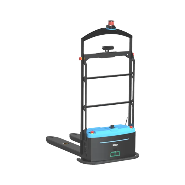 2021 laser SLAM ground automatic forklift trucks, small shape and strong load capacity mini automatic forklift