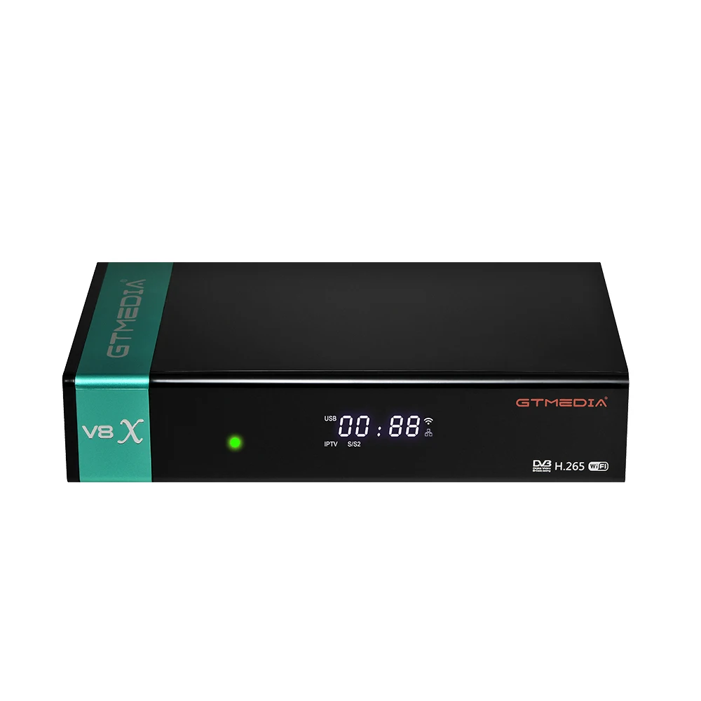  Спутниковый приемник 2020 Новое поступление GTmedia V8X встроенный 2 4G WIFI поддержка DVB-S S2 S2X BISS auto roll PowerVu Youtube