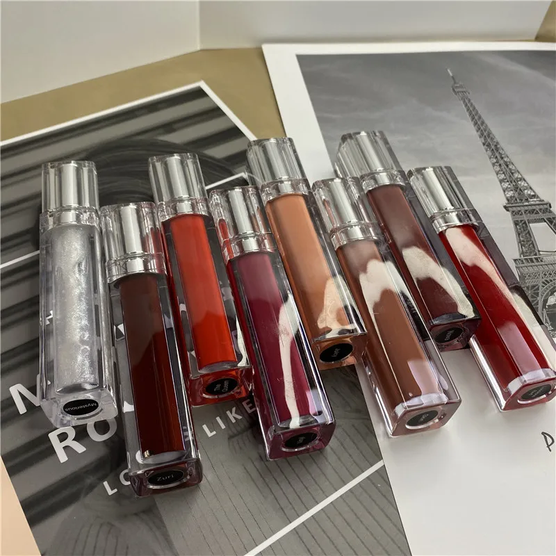 wholesale women private label fashions custom logo vegan 43 colors high pigment cosmetics waterproof matte liquid lipstick