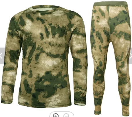 Новинка осень зима мужское тактическое Нижнее белье Комплект для мужчин длинное уличное Спортивное быстросохнущее флисовое нижнее