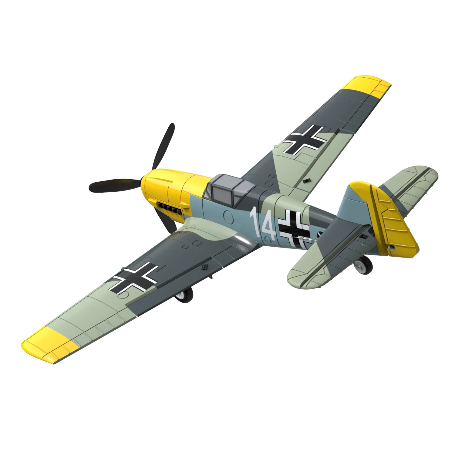 Volantex BF109 4-CH RC Airplane Park Flyer for Beginner with Gyro Stabilizer 761-11