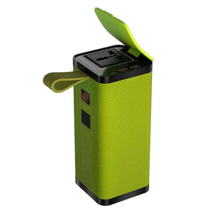 100W Lithium Battery Bank Portable Power Station For Outdoor Camping Emergency Picnic Outdoor Ac 110V 220V