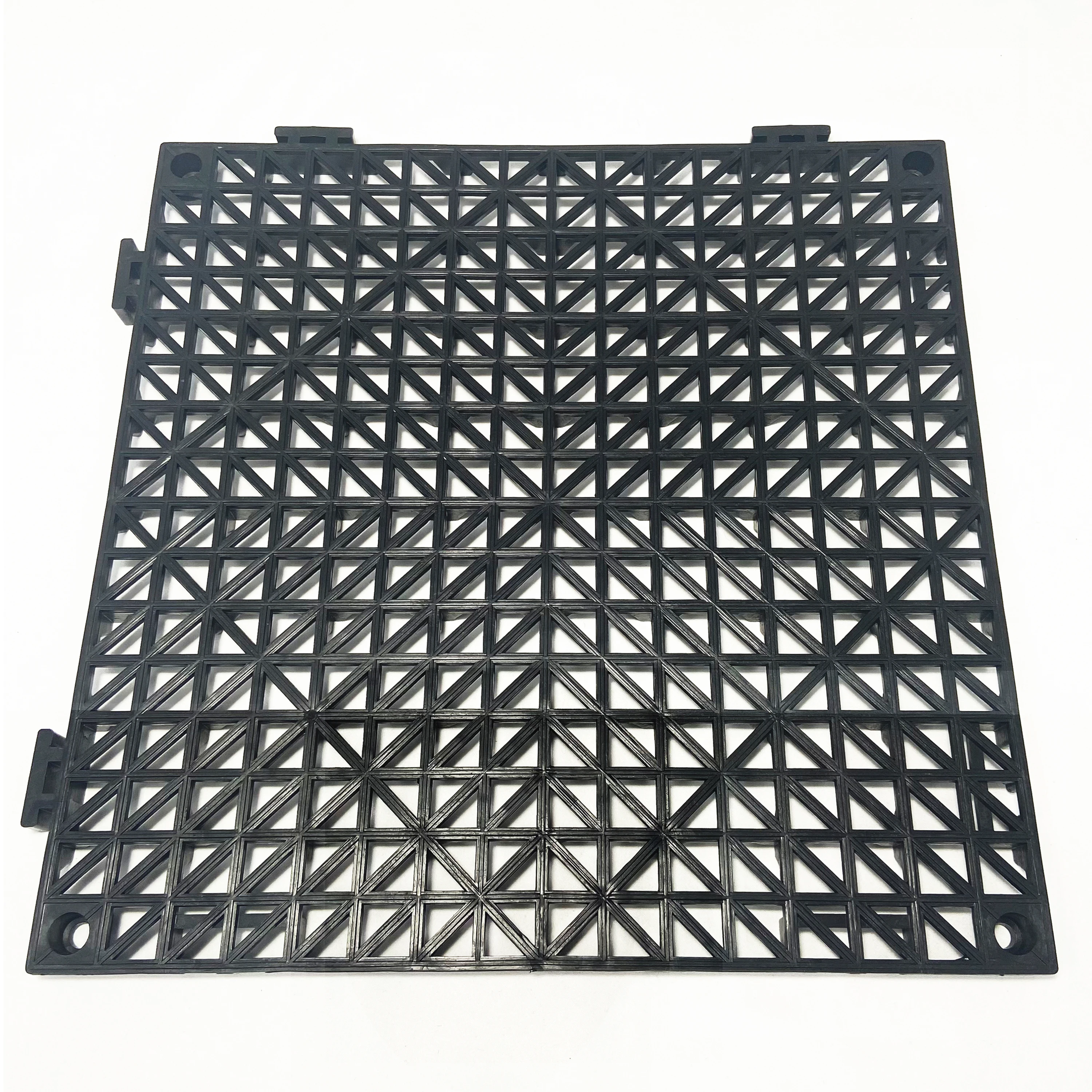 Drain Pool Shower Bath Kitchen Cushion Tiles PVC Waterproof Non Slip Tile Flooring Inter  locking Drainage Mat