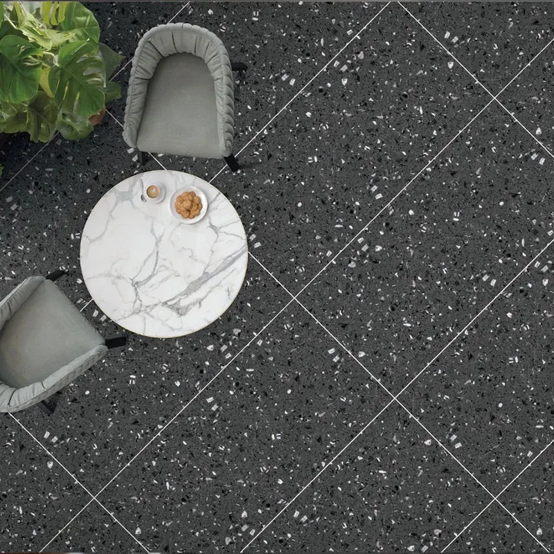 Full body 600x1200 Ancient Terrazzo Matt Porcelain Rustic Floor Tiles for Indoor and Outdoor