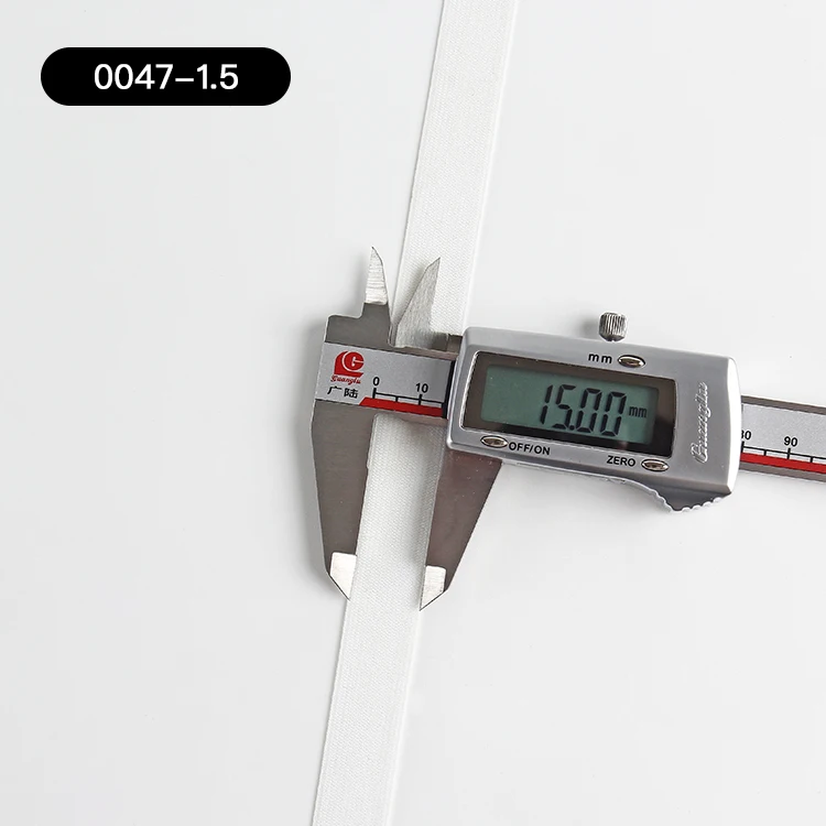 1/1.2 /1.5 /2 /2.5 /3 /4/5/6 inch Wide Home Textiles White Knitted Elastic Band Custom Elastic Webbing For Garments