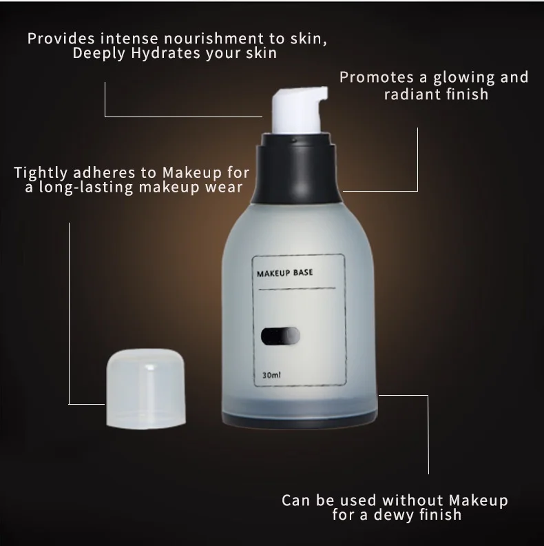 No logo makeup primer isolation concealer cream invisible zero pore modification cream makeup base