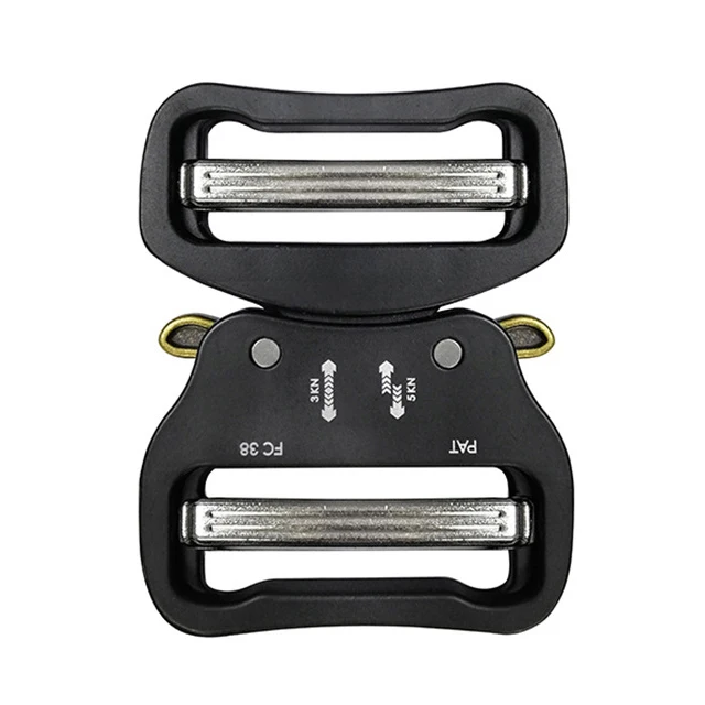 heavy duty dual adjustable 52mm wide metal quick release buckle 2 inch metal side release buckle tactical buckle 50mm