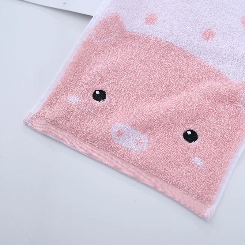 
Wholesale custom color organic terry cotton kids children towel 