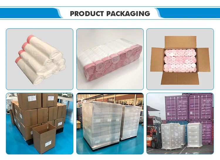 Plastic Bags Garbage Bags Trash Bags Pe Heavy Duty Compactor Contractor Lawn And Leaf Trash Garbage Bags heavy Duty Biodegradable 30 Rolls Rubbish Plastic Garbage Bag biodegradable Industrial Plastic Bags