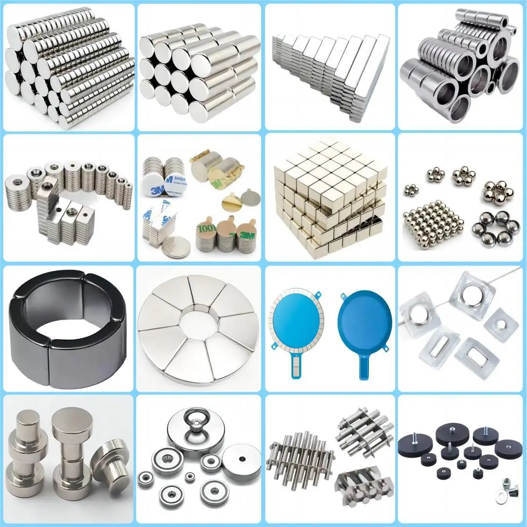 Custom Making Magnets Neodium Neodymium Magnetic Cylinder Radial Neodym Materials N52 Mini Magnets Ndfeb Fridge Magnet Disc