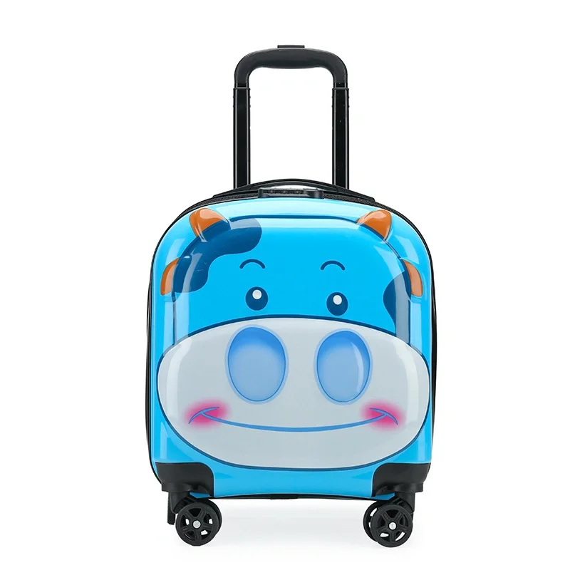 Hard Shell Children Fashion Luggage Kids Cartoon Trolley Suitcase for Travel