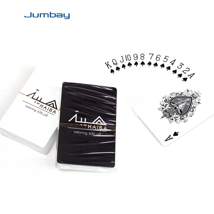 Custom Logo Printed Arab Playing Cards Printed Double Decks Plastic Playing Cards Set