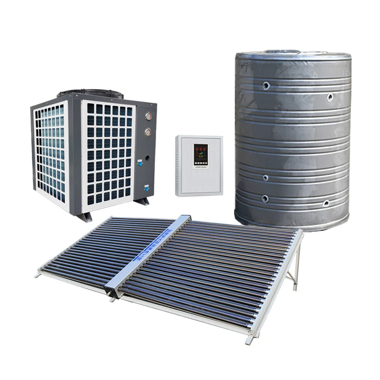 Solar heater flat panel project solar collector plate air energy heat pump water heater  heating system