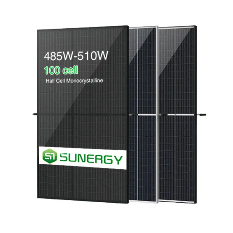 Солнечные панели 9BB Sunpower, 500 ватт, 505 Ватт, высокоэффективные полуобрезанные солнечные панели