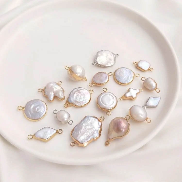 New Arrivals 2021 Baroque Pearls Customize Necklace Pendants 14K Gold Filled Jewelry