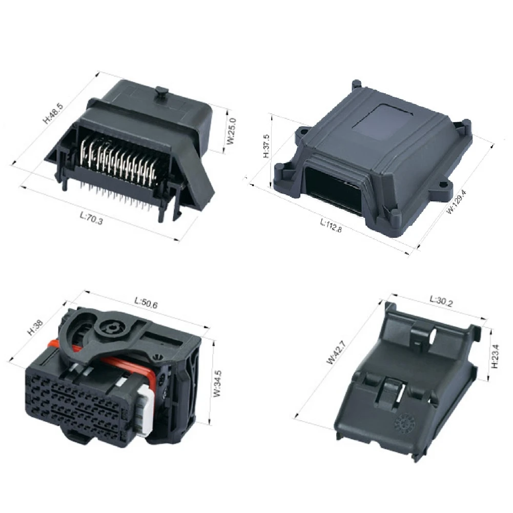 48 pin waterproof plastic ecu box or automotive connector 64320-3311