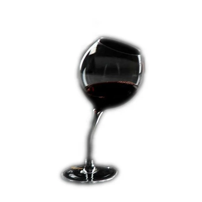 China factory ballon white colored handmade wine glass