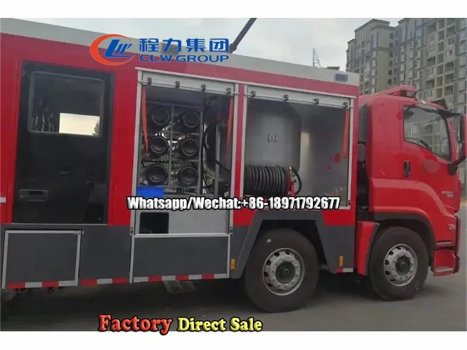 Пожарная машина ISUZU GIGA пожарная производитель 8x4 водяной пенный сухой порошок комбинированный пожарный грузовик