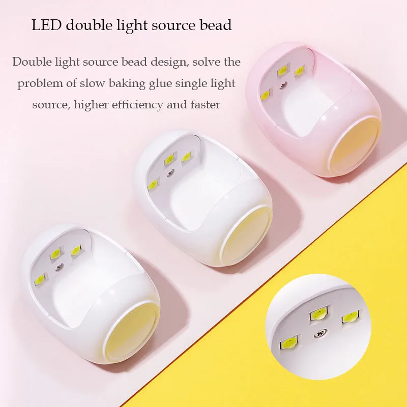 New Innovations Good Price Supplier Cordless Mini Recharge Product Gel Manufacturer Competitive Professional Led Nail Lamp
