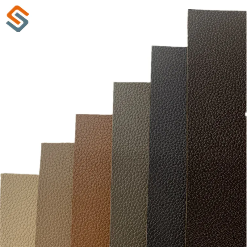 Классическая ткань из искусственной кожи личи для изготовления диванов, сумок, обуви, ПВХ, искусственной кожи