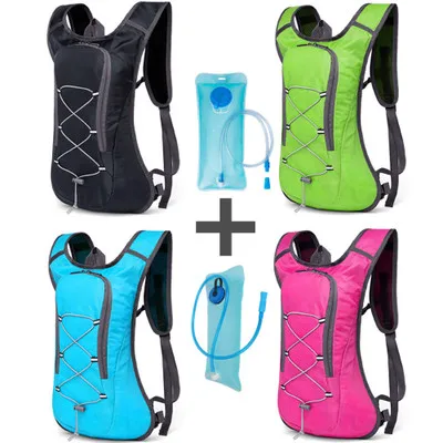 Wholesale Professional Custom Logo Drink Water Pack Motorcycle Biking Outdoor Camping Hydration Backpack With 2l Water Bladder