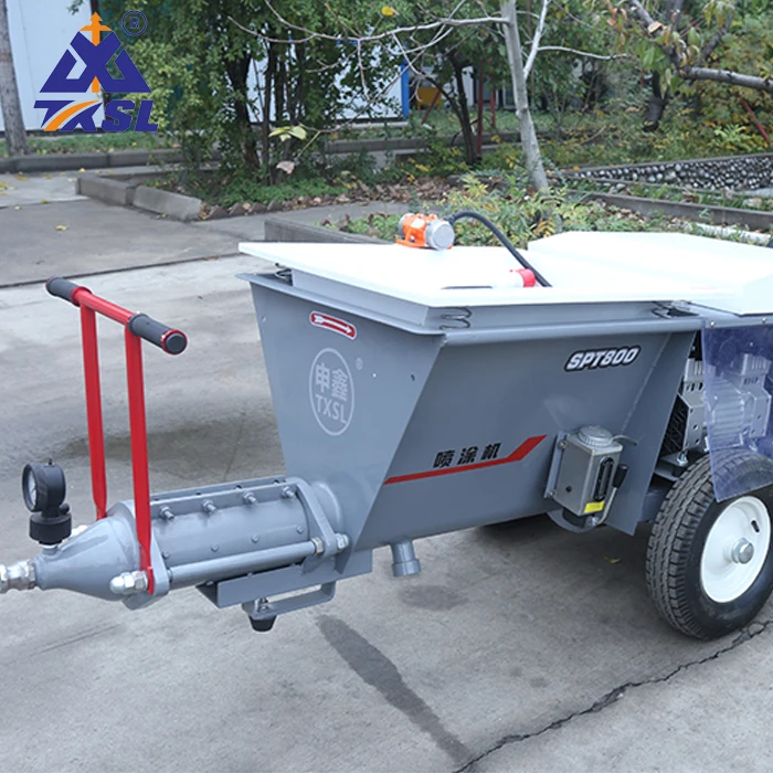 china top supplier cement mortar spray plastering machine